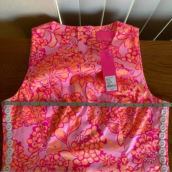Lilly Pulitzer Mila Stretch Shift Days Bloom Size 10 - Picture 9 of 11